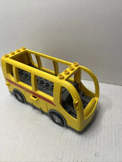 Lego Duplo - Large Yellow School Bus Vehicle Piece