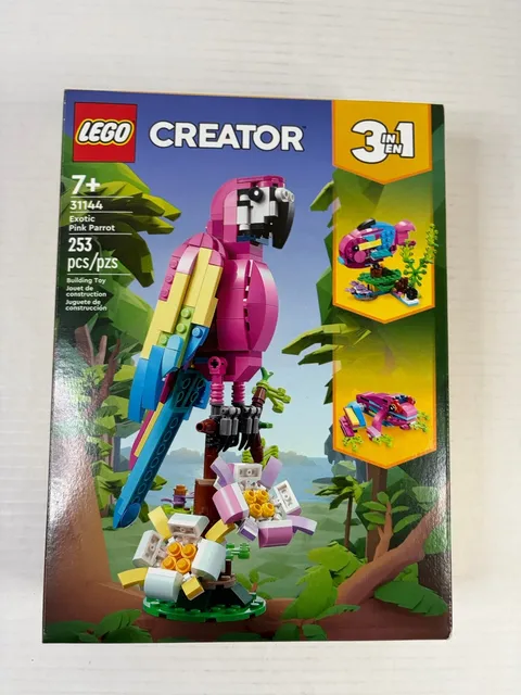 LEGO Creator 31144 Exotic Pink Parrot 3in1 Set — New Factory Sealed
