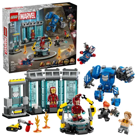 LEGO Marvel Iron Man’s Laboratory: Hall of Armor Building Toy - Multicolor
