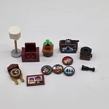 Up 43217 Lego Replacement Parts Chair TV Clock Lamp Wall Decor
