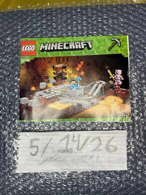 LEGO Minecraft The Nether Railway- Manual Only - 21130