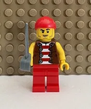 LEGO Pirate Minifigure Bo'sun Will (idea237) - Brand New with Sword