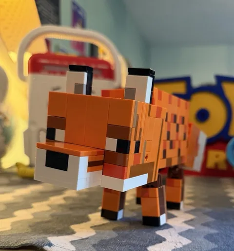 LEGO Minecraft The Fox, Complete set (21588), 497 pcs, No box included