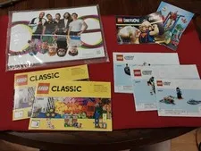 Lego Manuals Lot. Queer Eye 10291,City 60377, Classic, Goonies 71267. NO BRICKS