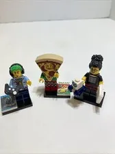 Lego Minifigure Collectibles #71025 Series 19 Pizza Guy Gamer & girl Programmer