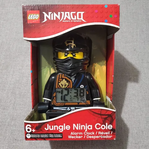 LEGO Ninjago Masters of Spinjitzu Jungle Ninja Cole Minifigure Alarm Clock New