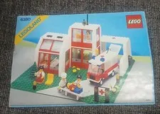 LEGO 6380 Emergency Treatment Center Instruction Original Manual Only Vtg Castle