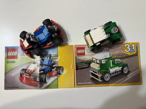 Lego Creator Sets Lot Of 2 31030 & 31056 Pre Built Used Free Shipping W/ Manuals