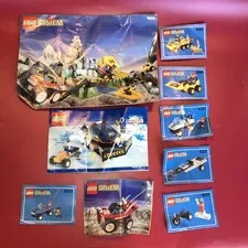 Lot Of Vintage LEGO System Instruction Manuals 6584 6573 6589 6333 6327 6565