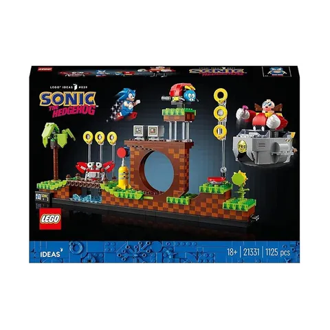 LEGO Ideas 21331 Sonic the Hedgehog Green Hill Zone Building Set New Sealed
