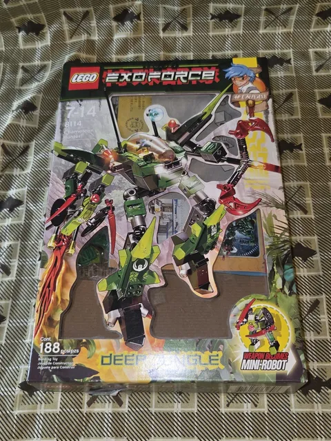 LEGO Exo-Force: Chameleon Hunter #8114 complete  Box Instructions 