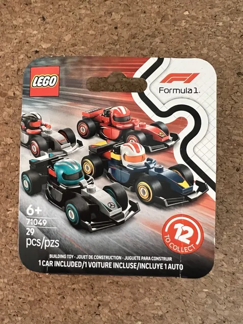 LEGO Formula 1 Williams Race Car 71049 Blue Kids 29 Pcs New Sealed Collectible