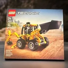 LEGO Technic Backhoe Loader 42197 Building Set 104 pcs Ages 7+ 2-in-1