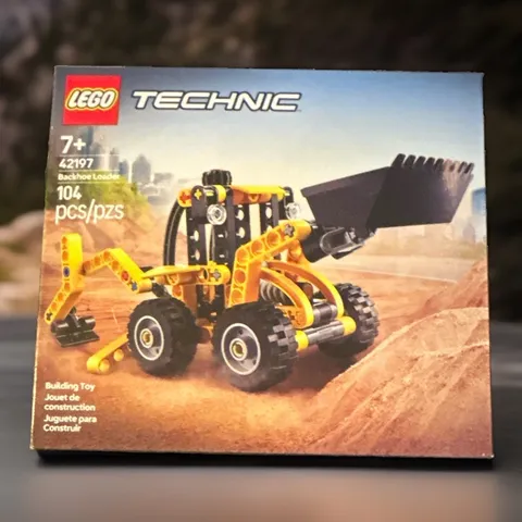 LEGO Technic Backhoe Loader 42197 Building Set 104 pcs Ages 7+ 2-in-1