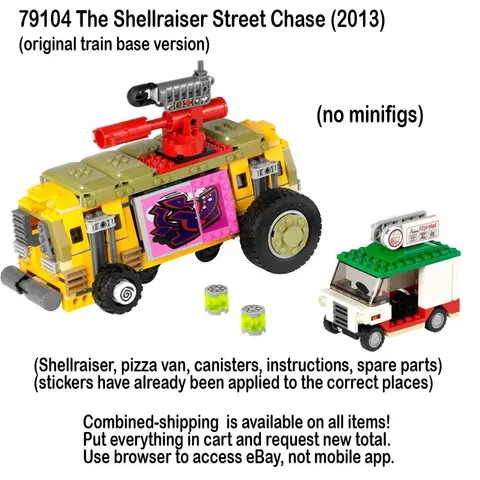 Lego Teenage Mutant Ninja Turtles 79104 Shellraiser Street Chase no figs TMNT