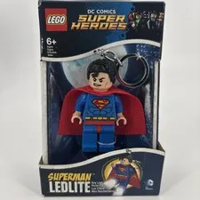 LEGO Superman LEDLite DC Super Heroes Key Chain Key Light Mini Kal-El Figure