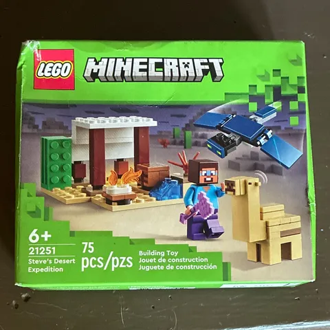 LEGO Minecraft: Steve’s Desert Expedition (21251) 75 pcs 6+ Steve