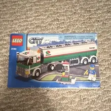 LEGO CITY Octan Tanker 3180 Illustrated Instruction Manual Booklet
