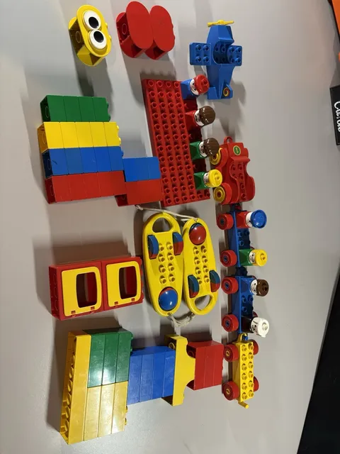 LEGO Duplo Preschool Building Set Pieces, 61 Total Pieces, No Boxes.