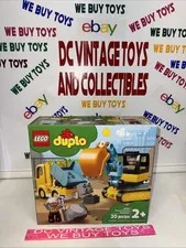 Lego Duplo Truck & Tracked Excavator Construction Vehicle Building Set 10931