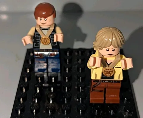 LEGO Minifigures Star wars Han Solo And Luke Skywalker