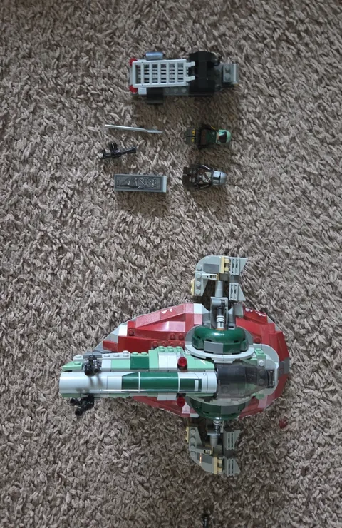LEGO Star Wars Boba Fett 2021 Starship 100% Complete