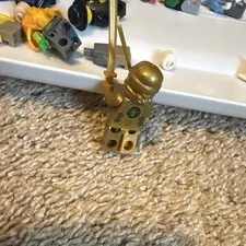LEGO NINJAGO Gold Ninja Minifigure w/ Gold Sword, Limited Edition, 2012