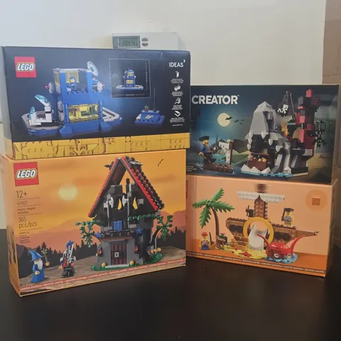 LEGO Bundle All NEW, Micro Command, Scary Pirate Island, Pirate Ship, Majisto's