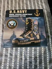 U.S. Navy Honor. Courage. Commitment Anniversary Edition Lego Boot