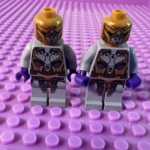 LEGO Marvel Avengers Chitauri Warrior Minifigure Lot (2) 2012 Alien Army Figures