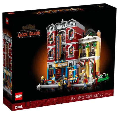 LEGO Icons Jazz Club 10312 Modular Buildings Collection Set 2899 Pieces