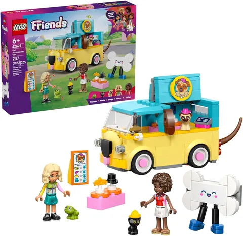 LEGO Friends Pet Accessories Van Building Toy Nova & Aliya Mini 237 Pcs (42678)™