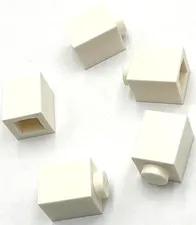 Lego 5 New White Bricks Building Blocks 1 x 1 Parts