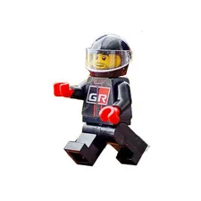 LEGO Speed Champions Toyota GR Supra Driver Minifigure sc087 Helmet New