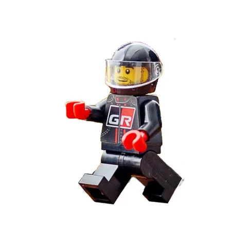 LEGO Speed Champions Toyota GR Supra Driver Minifigure sc087 Helmet New
