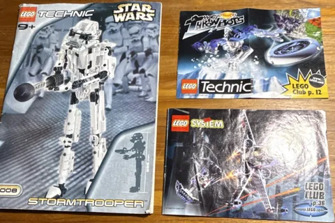 LEGO Star Wars Technic Stormtrooper 8008 Illustrated English Manual Booklet 2008