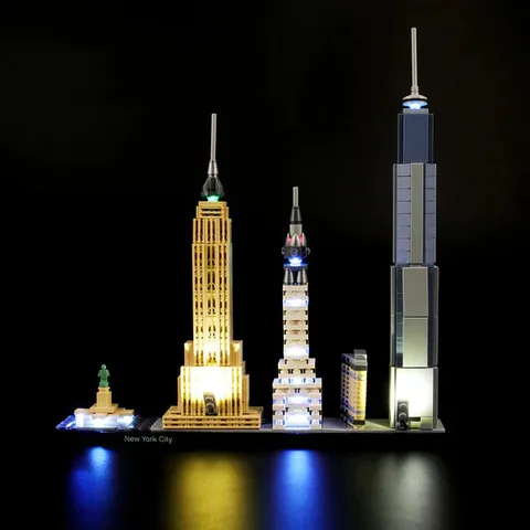 LEGO 21028 ARCHITECTURE: New York City (LIGHT KIT INCLUDED) (FREE SHIPPING)