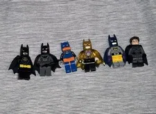 LEGO Batman Minifigures Lot of 6 - Batman Variants w/ Capes & accessories
