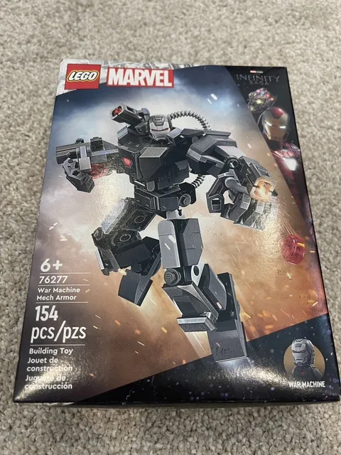 NISB Lego Marvel Avengers 154pc WAR MACHINE MECH ARMOR (2024) Building 76277