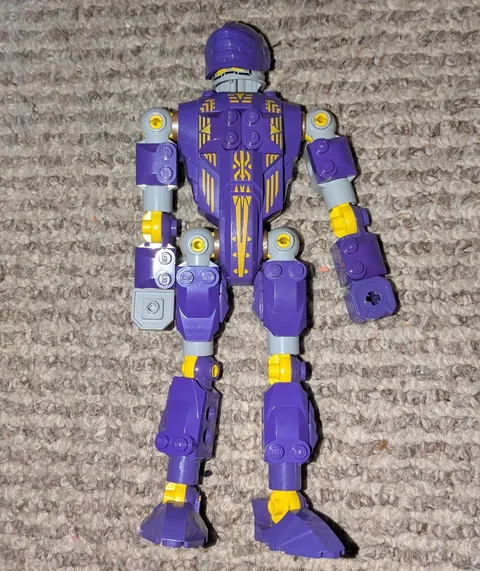 Lego Knights Kingdom Purple Knight Danju Figure 7.5” (No Shield) 2003 Retired