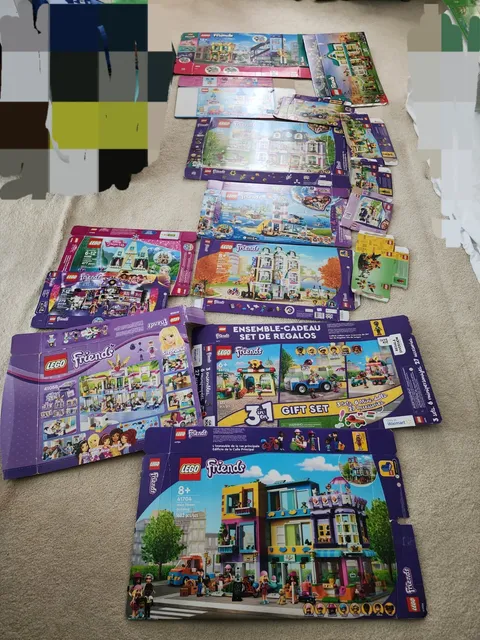 Lot of LEGO or DUPLO EMPTY BOXES