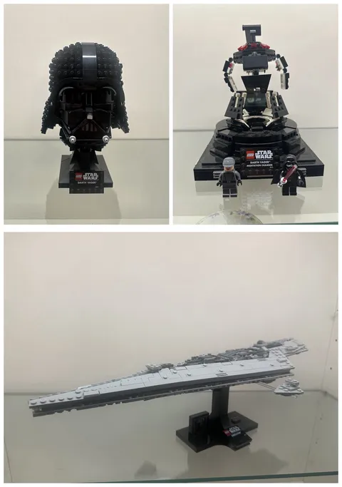 Lego Star Wars Darth Vader Display Lot 75304 75296 75356 Complete No Box/Manual