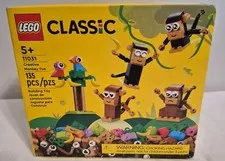 NEW LEGO Classic 11031 CREATIVE MONKEY FUN 135 Piece Set-Tiny Box Damage