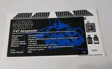 LEGO Sticker Sheet for  Set 75144; Damaged