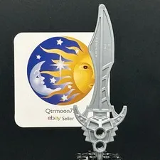 LEGO Brand KNIGHTS KINGDOM Large Figure WEAPON Part ~47461~ PEARL LIGHT GRAY x1