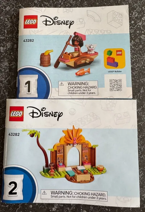 43282 LEGO INSTRUCTION BOOKS ONLY Disney Moana Village House