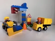 Retired 2013 Lego Duplo My First Construction Site 10518 Not Complete