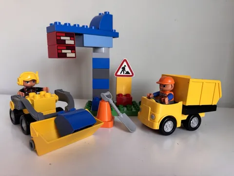Retired 2013 Lego Duplo My First Construction Site 10518 Not Complete