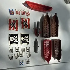 Vintage Lego Pirate Ship Flags,Cannon’s, Boats Lot
