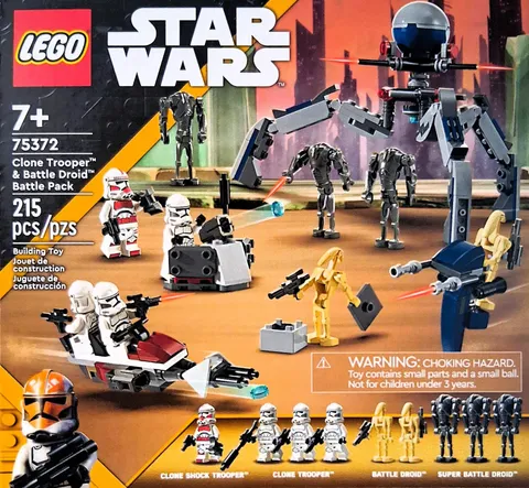 LEGO 75372 Star Wars Clone Trooper Battle Droid Pack Brand New Accidental Open